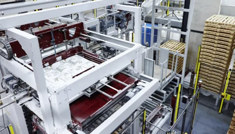 Palettiermaschinen für Säcke