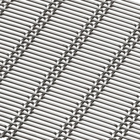 Four of Haver & Boecker's most popular wire mesh types - in addition to cable mesh MULTI-BARRETTE, three wire meshes DOGLA-TRIO, EGLA-TWIN and EGLA-DUO.