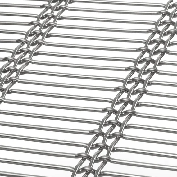 Four of Haver & Boecker's most popular wire mesh types - in addition to cable mesh MULTI-BARRETTE, three wire meshes DOGLA-TRIO, EGLA-TWIN and EGLA-DUO.